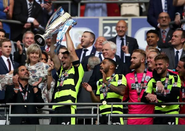 Huddersfield Town won last season's Championship play-off final.