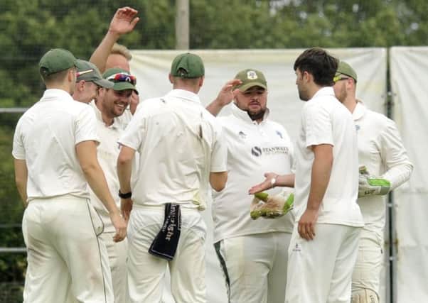 Fulwood and Broughton celebrate taking a wicket during their successful summer last year