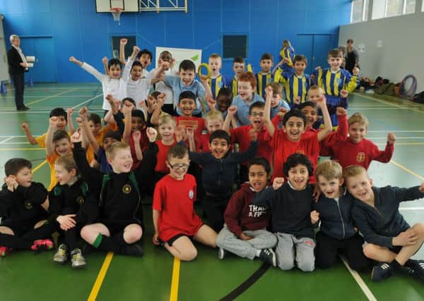 Photo Neil Cross
Year 2 primary schools multi-sports competition at Christ the King Catholic High School