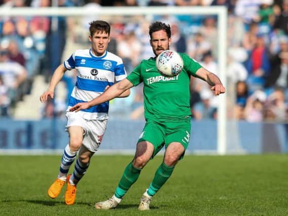 Greg Cunningham in action during PNE's win at QPR last time out