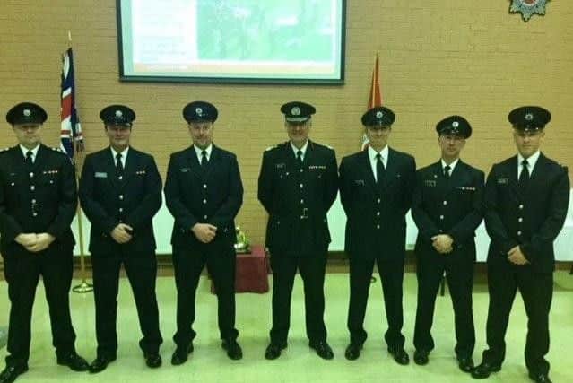 The firefighters who were honoured