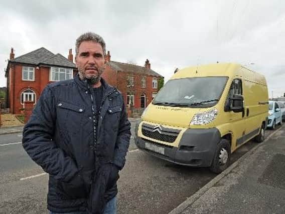 Self-employed Les Collins moved to Eccleston recently but has had 5k worth of power tools stolen from his van