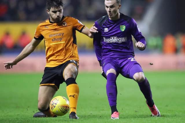 James Maddison, right, is being watched by a number of Premier League clubs
