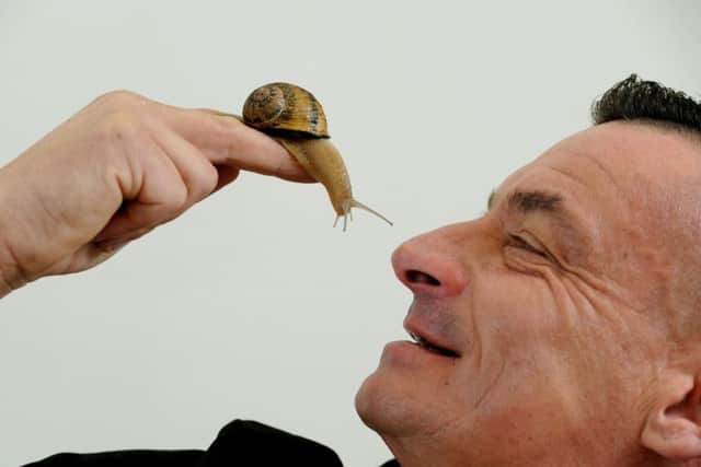 John Lowe of L'Escargotiere, Lancashire's its first snail farm