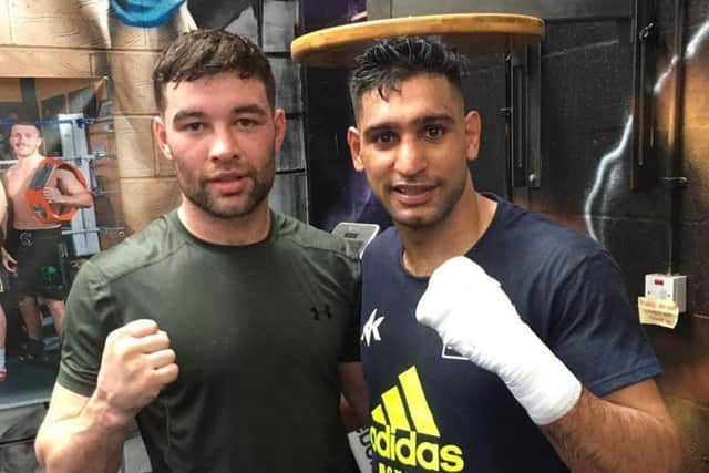 Scott Fitzgerald has been sparring with Amir Khan ahead of his 10th pro fight