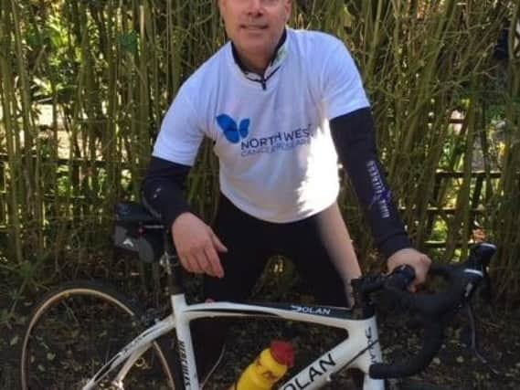 Mark Haig charity cyclist and trustee North West Cancer Research