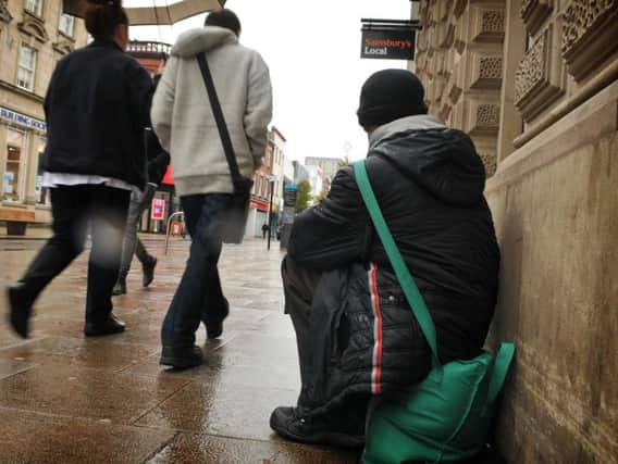 Rough sleepers have been spotted outside the former BHS site