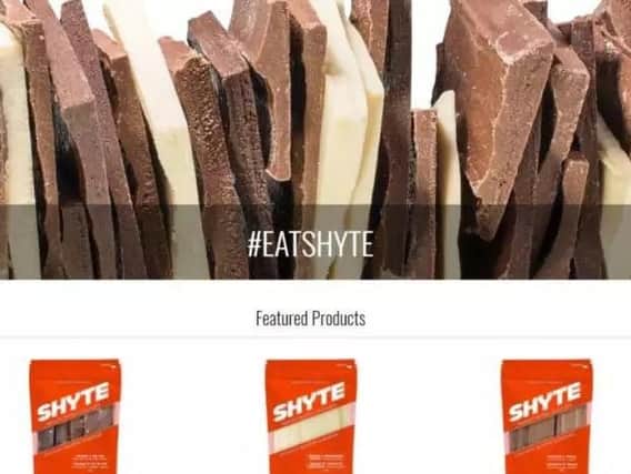 The Shyte home page. The name is an acronym for 'seriously helps you to energise"