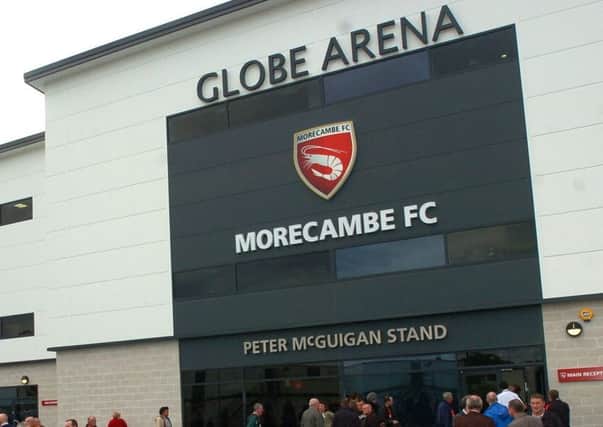 Morecambe FC's Globe Arena stadium