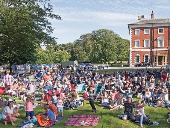 An audience at last year's Lytham Hall outdoor theatre season