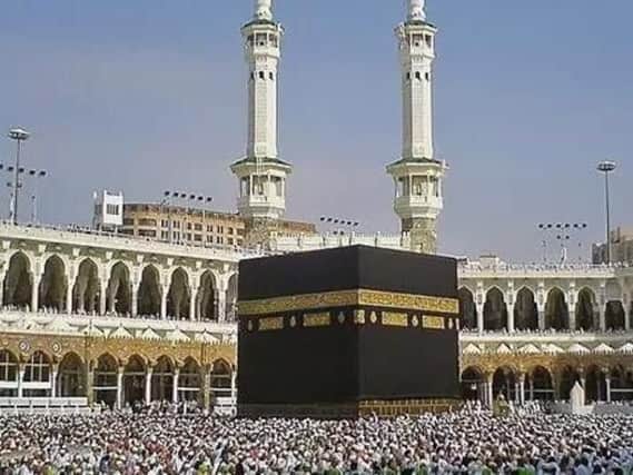 Thousands flock to Mecca to take part in an Umrah pilgrimage.