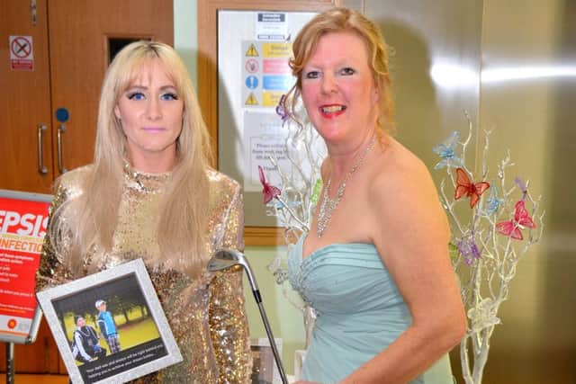 Joanne Mitton and Vivienne Woods, who organised the charity ball for Sepsis UK. Photo by Martin Burrows