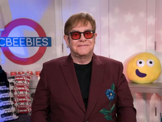 Sir Elton John who has signed up to read a CBeebies Bedtime Story