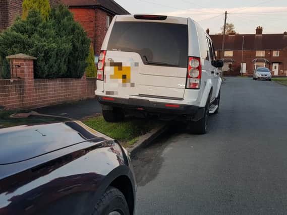 The Land Rover found in Ribbleton. Photo: Lancs Roads Police