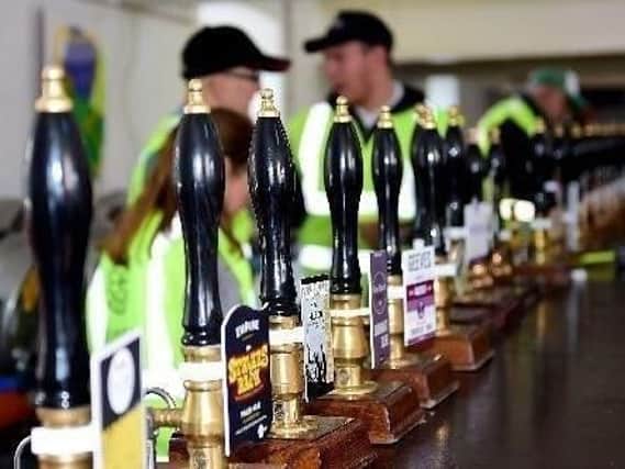A long line-up of locally-sourced beers will be on offer