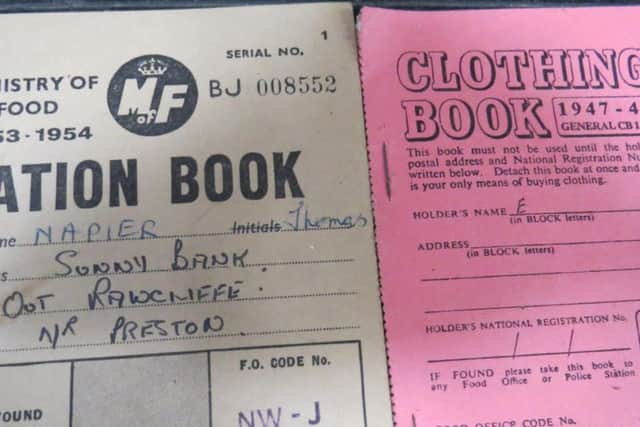John Higginsons wartime ration books