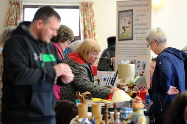 Lancashire Cat Rescue held a Flea Market at Barton Village Hall on Sunday to raise funds for the cats and kittens in care. Lancashire Cat Rescue is a completely independent registered charity and we are entirely reliant on the sale of donated goods at car boots, flea markets etc. to raise funds. Picture by Paul Heyes, Sunday February 11, 2018.
