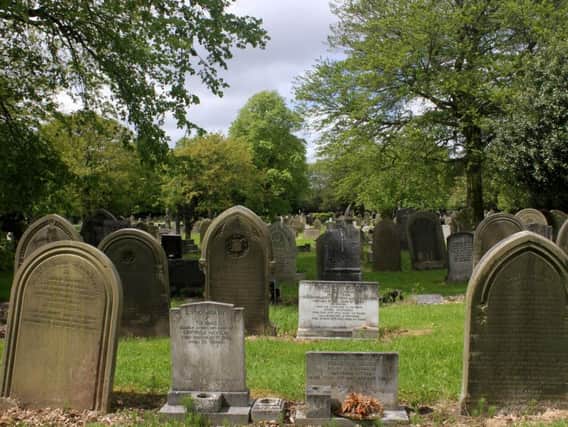 Graves at Preston Cemetery