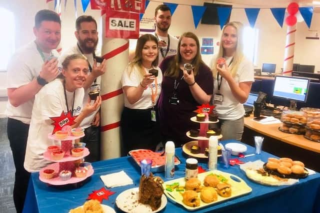 Carphone Warehouse's Capita team based at Ashtons Tulketh Mill held a cake sale for Rosemere Cancer Foundation