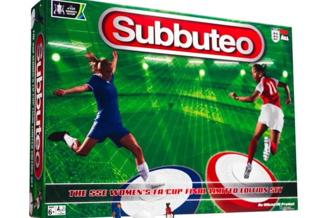 The first all-female Subbuteo set