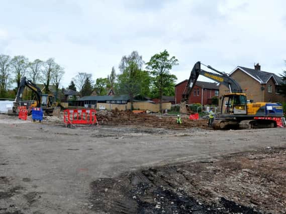 Work has started on building 51 retirement flats at the old Sr Mary's Church Hall in Cop Lane, Penwortham. Photos: Neil Cross.