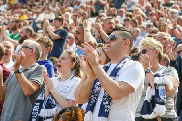 A big Deepdale crowd was on hand for the final-day win over Burton