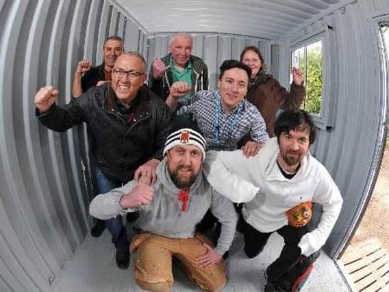 Men in Sheds taster afternoon run by Chorley Council, in partnership with Lancashire Care Foundation Trust and Chorley Football Club