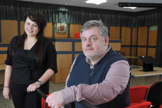 Dr Tim Owen and Faye Speed both work in the cybercrime research unit at UCLan