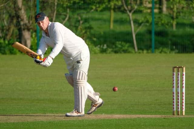 Club. Action from Friday cricket match.