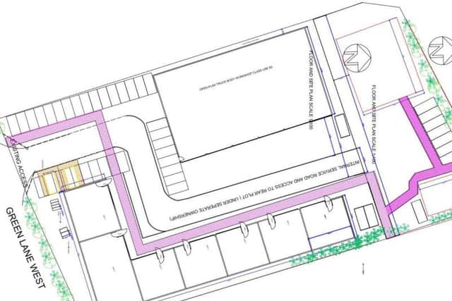 Revised plans of how the site will be laid out.