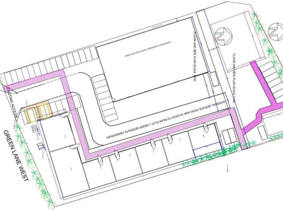 Revised plans of how the site will be laid out.