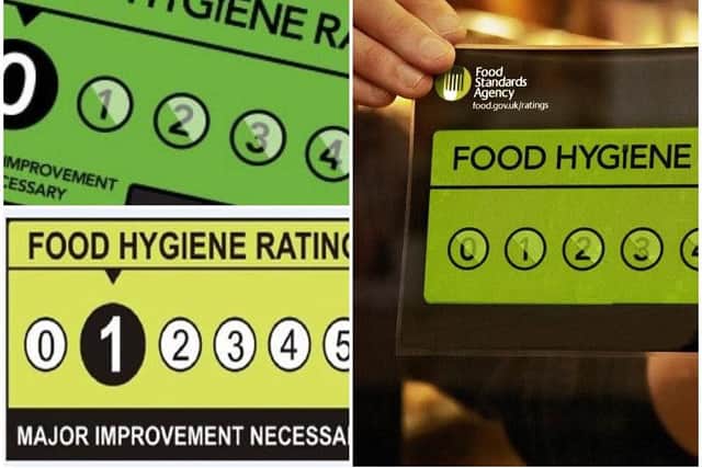 Latest food hygiene results