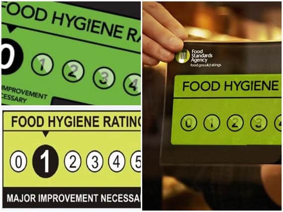 Latest food hygiene results