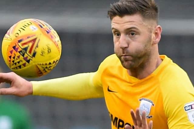 Preston midfielder Paul Gallagher is out of contract this summer