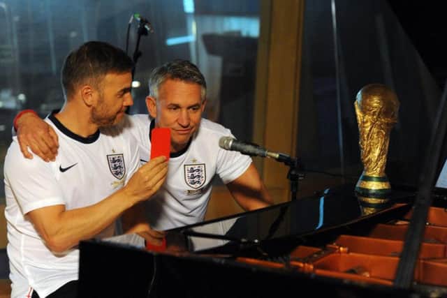 In 2014, Gary Barlow's reworking of Take That track Greatest Day, featured Gary Lineker
