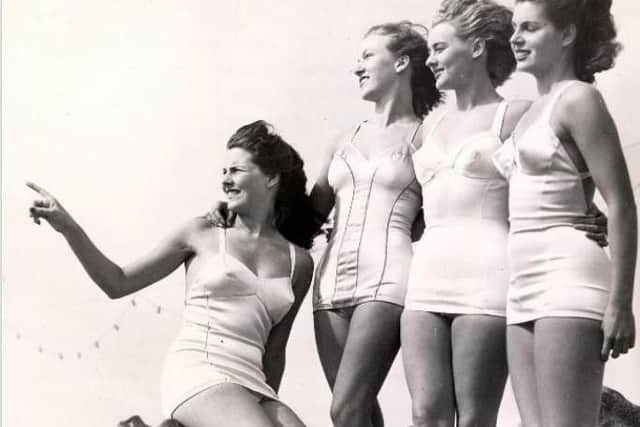 Beauty contest in Morecambe in the 1950s