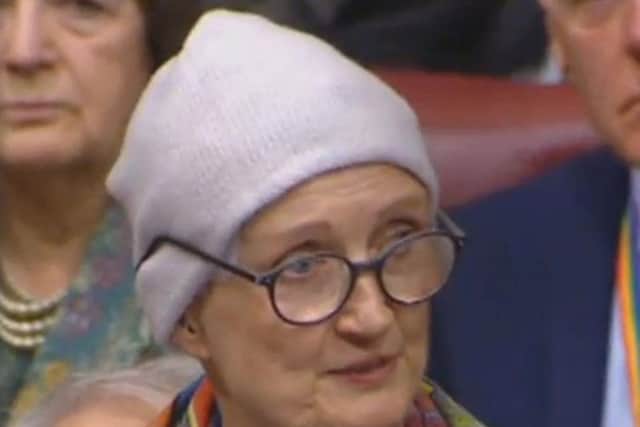 Dame Tessa Jowell speaking in the House of Lords in London, after she was diagnosed last May with a high-grade brain tumour. The Former Labour cabinet minister has died, her family have announced. Photo: PA Wire