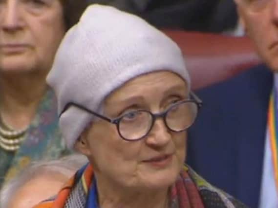 Dame Tessa Jowell speaking in the House of Lords in London, after she was diagnosed last May with a high-grade brain tumour. The Former Labour cabinet minister has died, her family have announced. Photo: PA Wire
