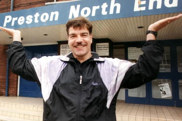 Sam Allardyce when in caretaker charge of Preston in 1992
