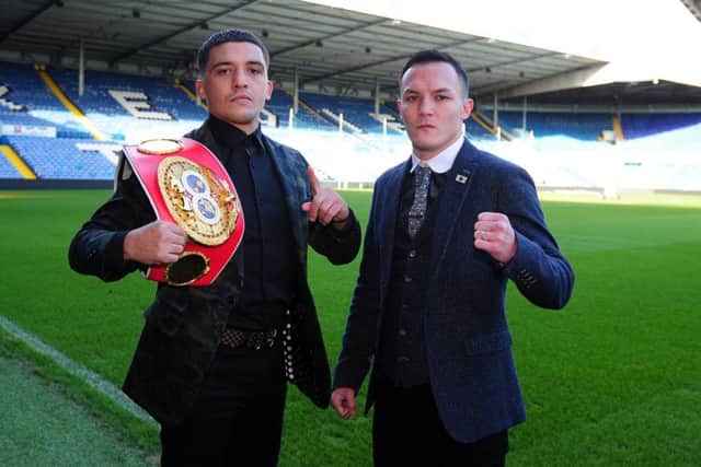 Lee Selby defends his IBF World featherweight title against home favourite Josh Warrington at Elland Road on Saturday night