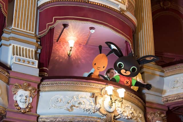 Bing and Flop at the theatre