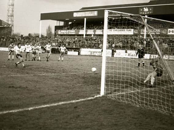 John kelly scores from the penalty spot for PNE against Wigan