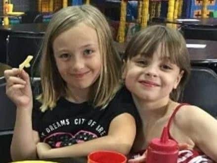 Saffie Roussos with her best friend Lily Swanson.