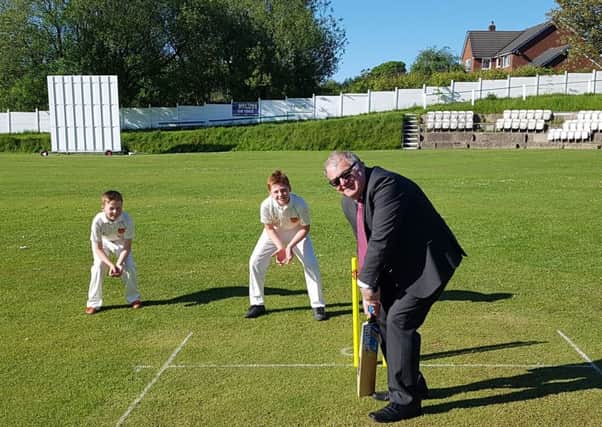 Councillor Holgate takes to the wicket at CCC
