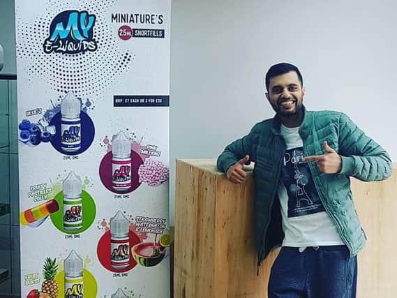 Fayz Moussa arrived at his business, Tasty Vape on Aqueduct Street, on Saturday morning to discover the break in
