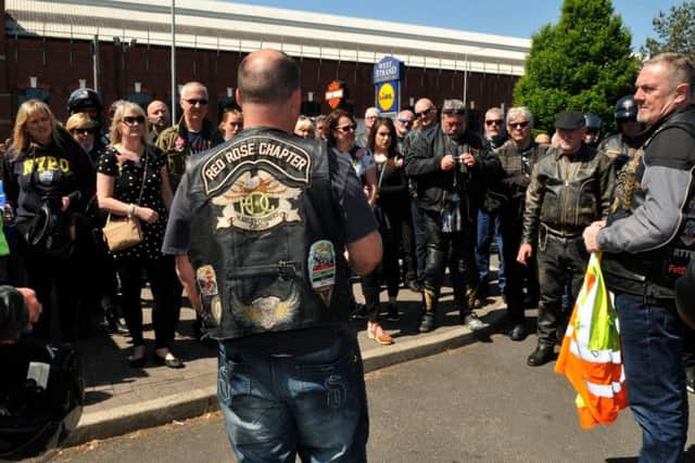 Bikers gather at Preston's Bowker Harley Davidson centre