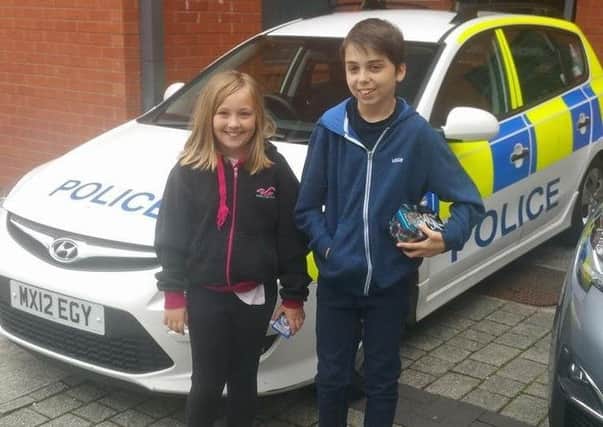 Saffie Roussos' brother Xander, 12 and her best friend Lily Swanson, 11.
The pair are boyfriend and girlfriend.