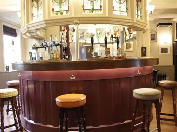 The circular bar was not touched during the pubs 50,000 renovation.