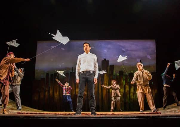 The cast of The Kite Runner, at the Grand Theatre, Blackpool, this week