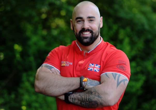 Army veteran Jonathan Mitchell, from Whittle-Le-Woods, is off to Australia later this year to compete in powerlifting at the Invictus Games. Jonathan was diagnosed with a rare and aggressive form of cancer in 2012 and was given an 8 percent chance of survival. Picture by Paul Heyes, Saturday May 19, 2018.